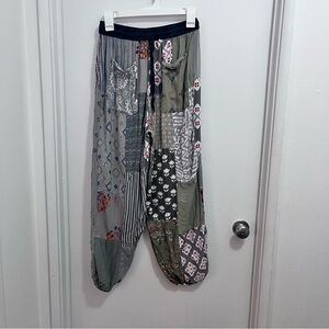 Rare Patchwork Harem Pants